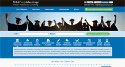 Desktop Screenshot of mbaprepadvantage.com